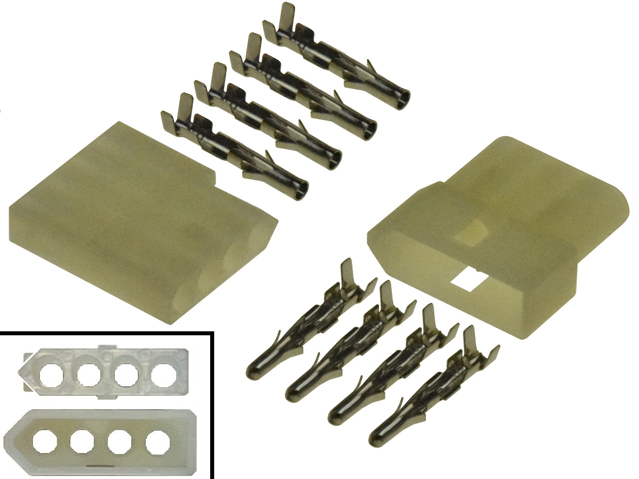 4 pole BMW Aprilia Motorbike female connector - Clique na Imagem para Fechar