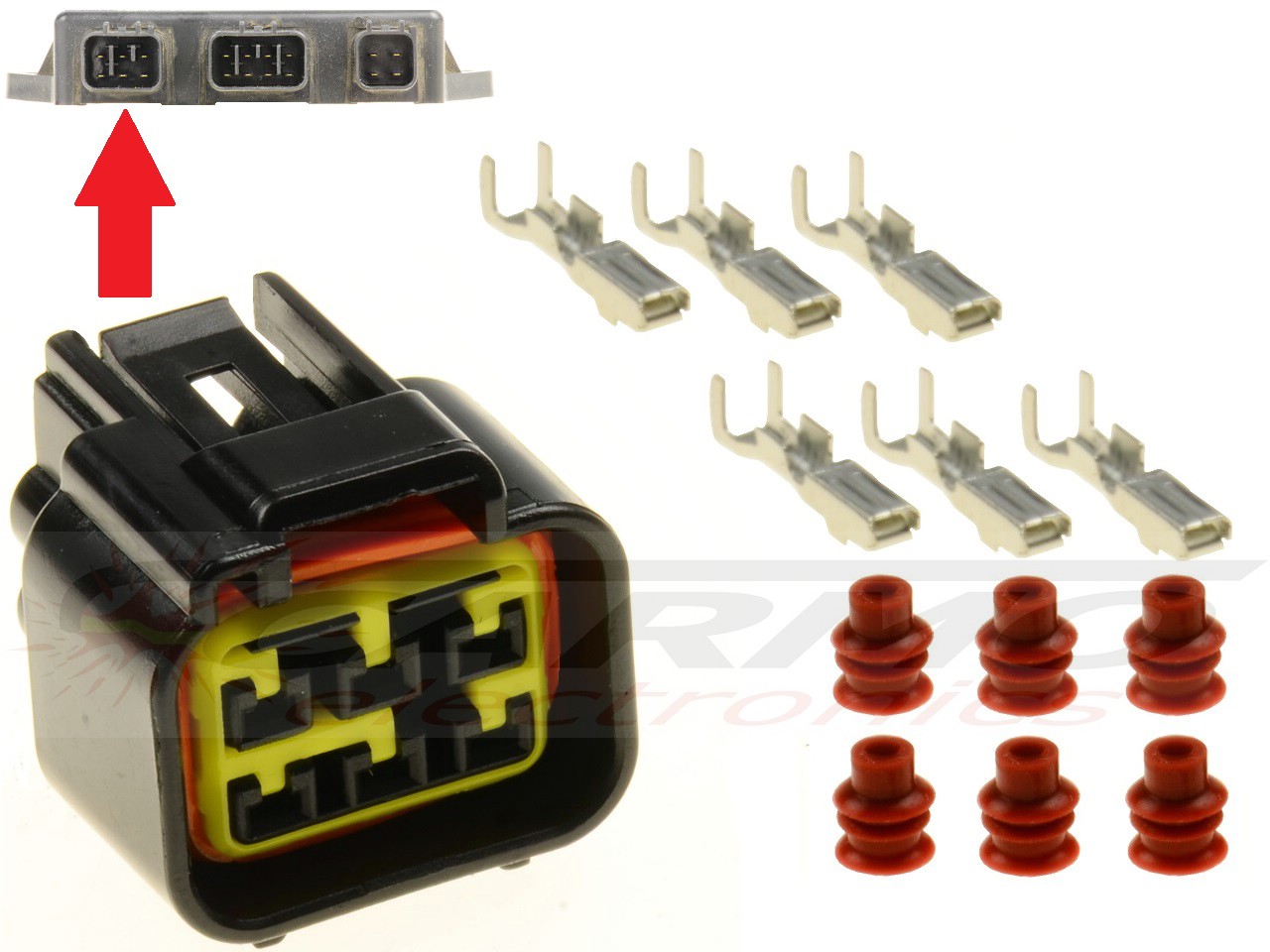 6 way CDI ECU connector for Motorbike - Clique na Imagem para Fechar