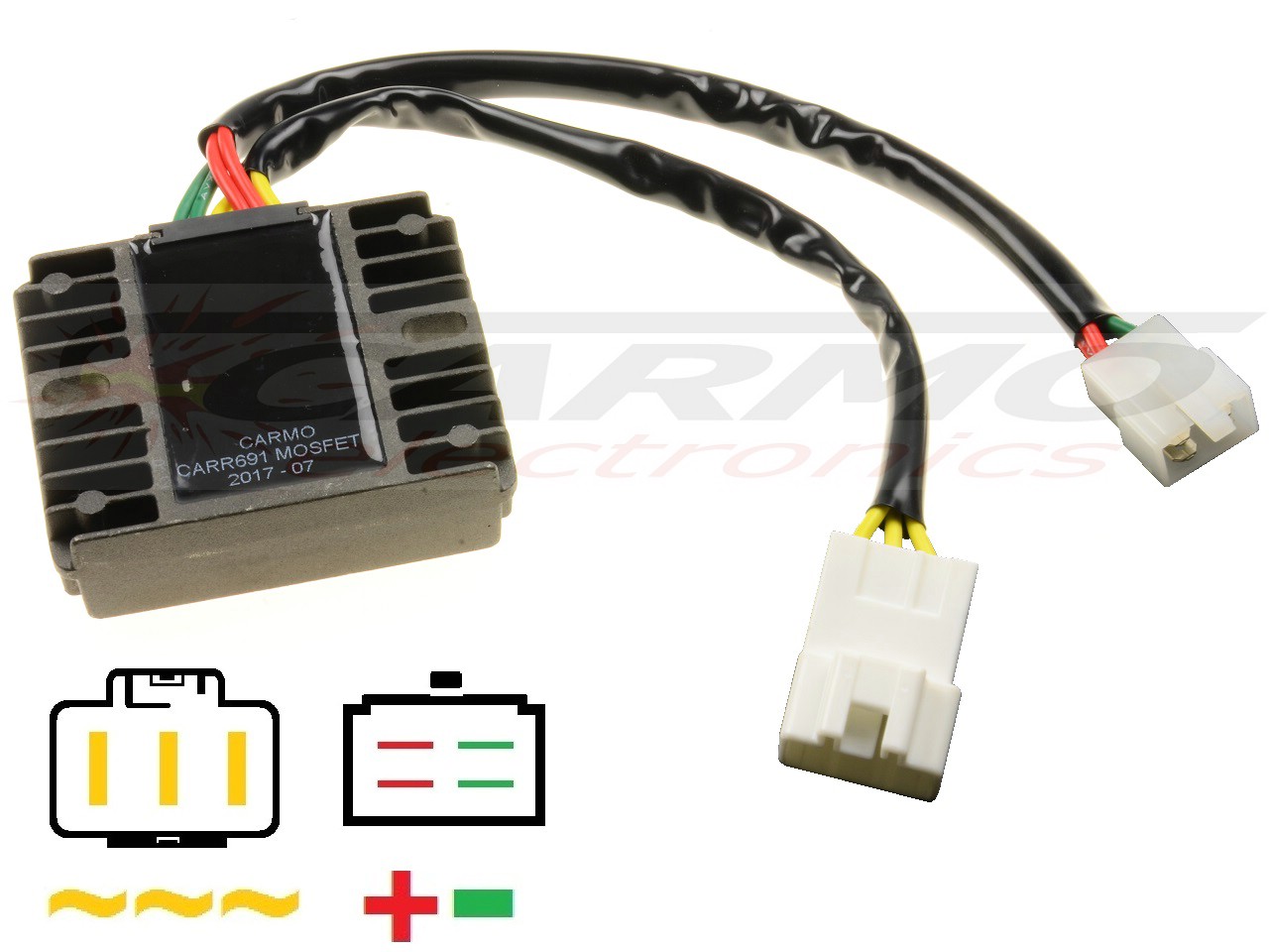 CARR694AP2 Aprilia Dorsoduro Shiver MOSFET Spanningsregelaar gelijkrichter - Clique na Imagem para Fechar