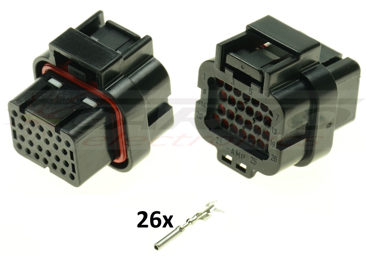 Moto Guzzi IAW 26 way ECU CDI ECM Ducati Monster dashboard motorcyle connector set - Clique na Imagem para Fechar