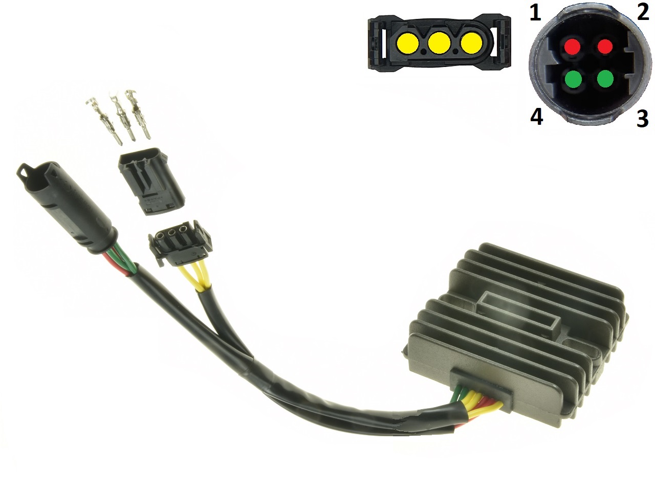 CARR691BMWHUSQ BMW C400 F650 F700 F800 Nuda 900 MOSFET Voltage regulator rectifier Shindengen SH541KG SH541SD - Clique na Imagem para Fechar