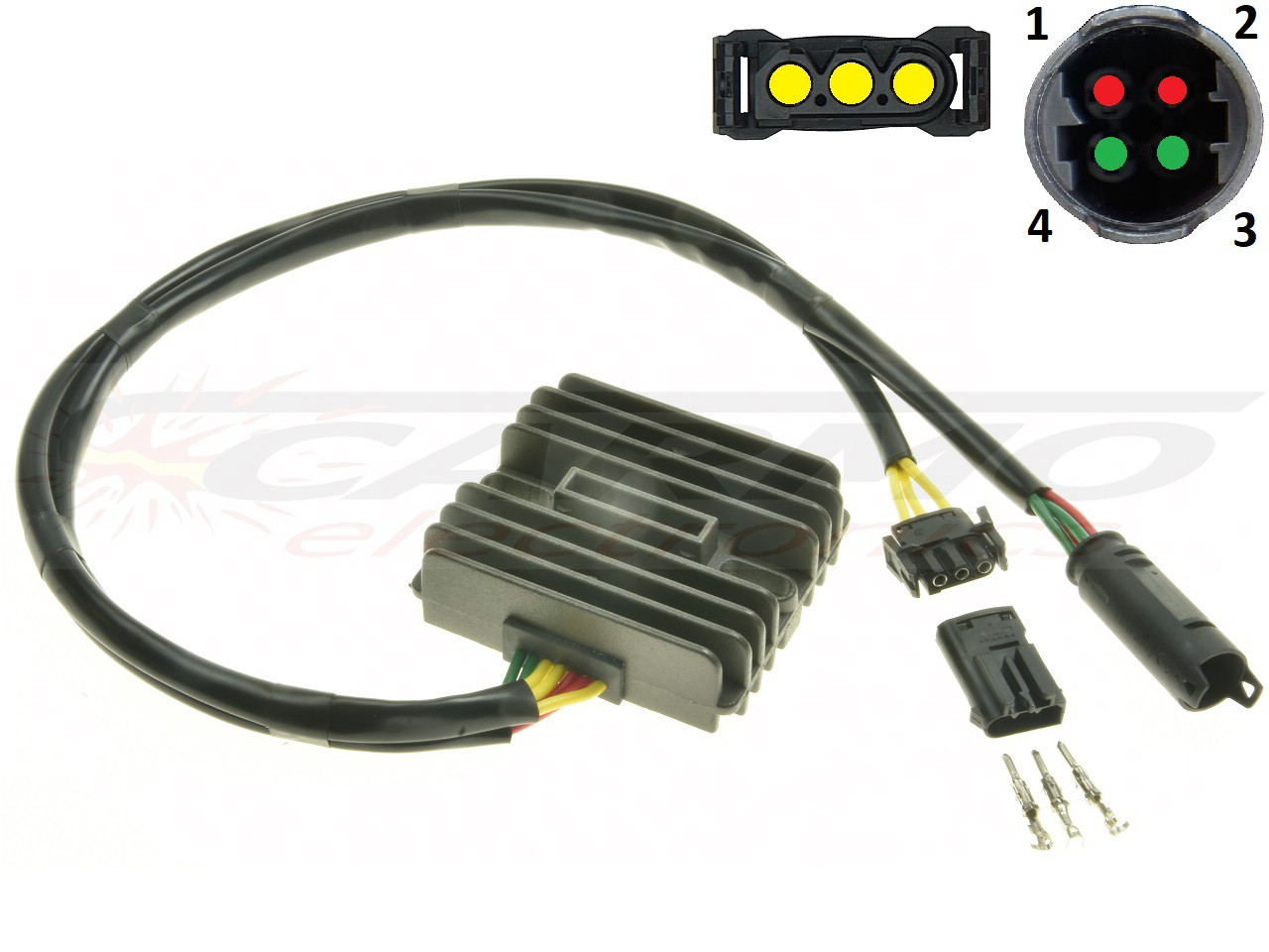 CARR694BMW BMW C400 F650 F700 F800 MOSFET Voltage regulator rectifier SH541G-12 - Clique na Imagem para Fechar