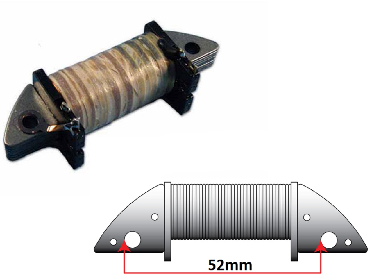 Ignition Source Coils Kawasaki KX400 KX500 KDX200 Yamaha DT175 YZ465 YZ490 DT50 DT125L - C33 - Clique na Imagem para Fechar