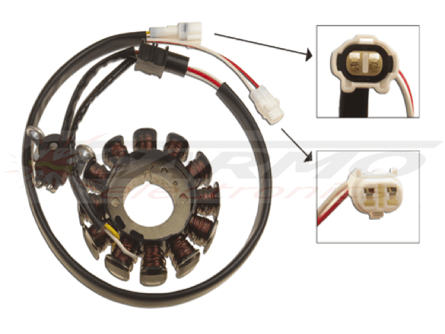 Stator Dynamo Yamaha WR450F - CARG1341 - Clique na Imagem para Fechar