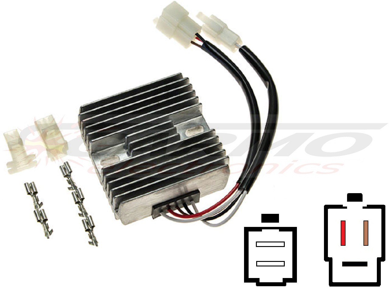 CARR071 - Yamaha XT Spanningsregelaar gelijkrichter (SH522G-12, SH222) - Clique na Imagem para Fechar