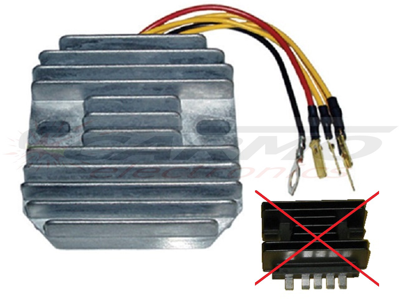 CARR134 - Suzuki GS GSX DR MOSFET Voltage regulator rectifier (RS21) - Clique na Imagem para Fechar