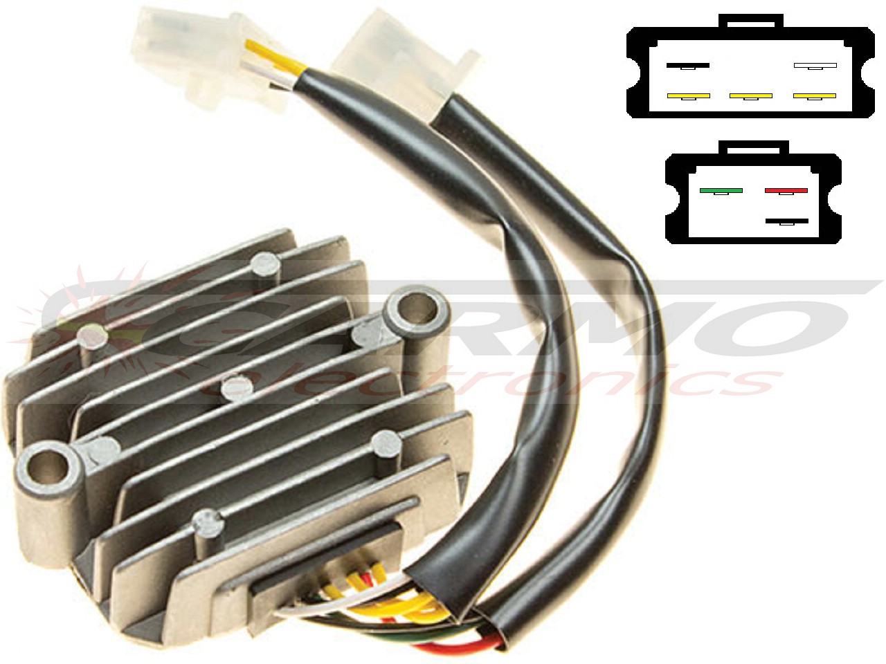 CARR191 - Honda CB CBX MOSFET Spanningsregelaar gelijkrichter (SH236-12, SH236A-12, SH255A-12) - Clique na Imagem para Fechar