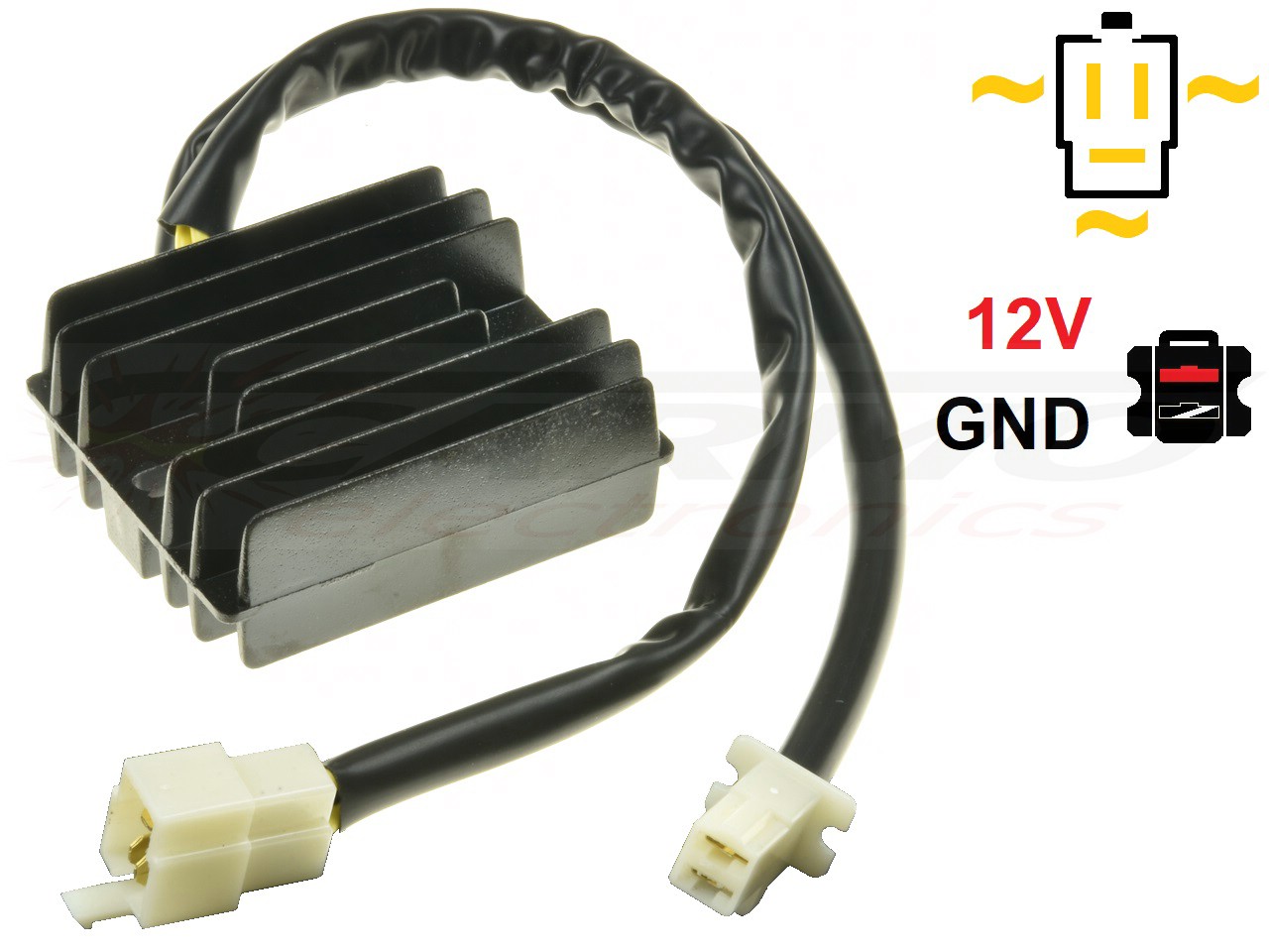 CARR201-DRZ - MOSFET Suzuki DR-Z400 RMX250S Voltage regulator rectifier Lithium Ion (H32800-08D00) - Clique na Imagem para Fechar