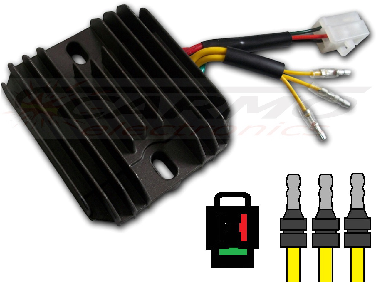 CARR204-XL Honda XL600 - MOSFET Spanningsregelaar gelijkrichter (SH532-12) - Clique na Imagem para Fechar