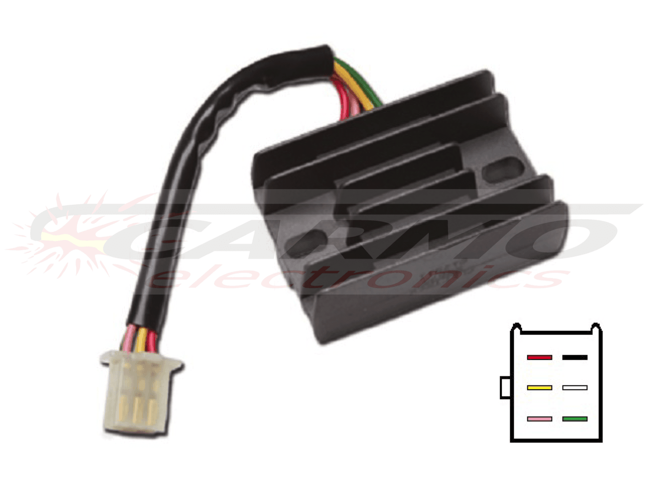 CARR2671 - Honda Voltage regulator rectifier 31600-MC4-000 / 31600-KG0-000 - Clique na Imagem para Fechar