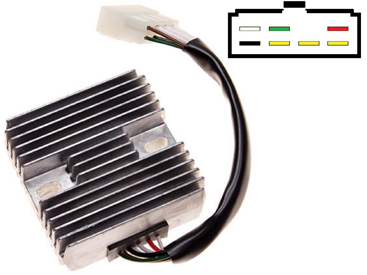 CARR321 - Yamaha XS XJ MOSFET Voltage regulator rectifier (4H7-501.k2, 4H7-501.L3, S8534A) - Clique na Imagem para Fechar