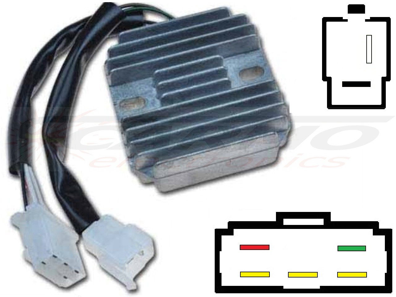 CARR331 - Kawasaki KZ750 MOSFET Voltage regulator rectifier (rotor-2) - Clique na Imagem para Fechar