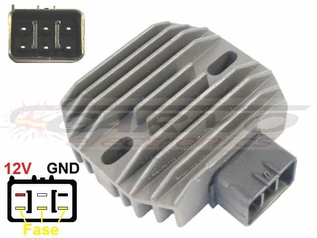 CARR4415 - MOSFET Voltage regulator rectifier (SH640KA, SH578BA, SH640E-11, SH660-12, SH660AB, SH678A-13) - Clique na Imagem para Fechar