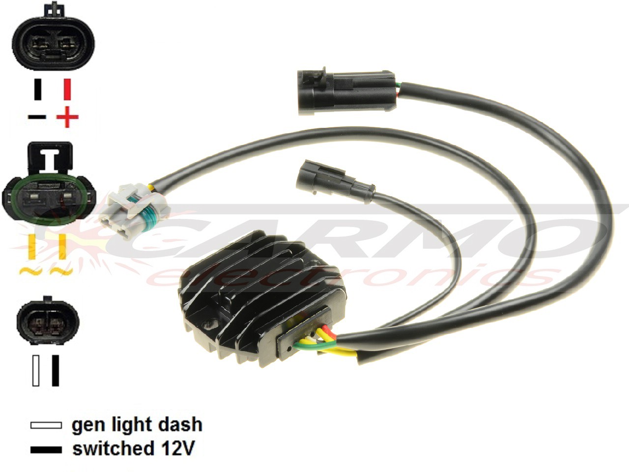 CARR504 - Ducati ST2 MOSFET Spanningsregelaar gelijkrichter - Clique na Imagem para Fechar