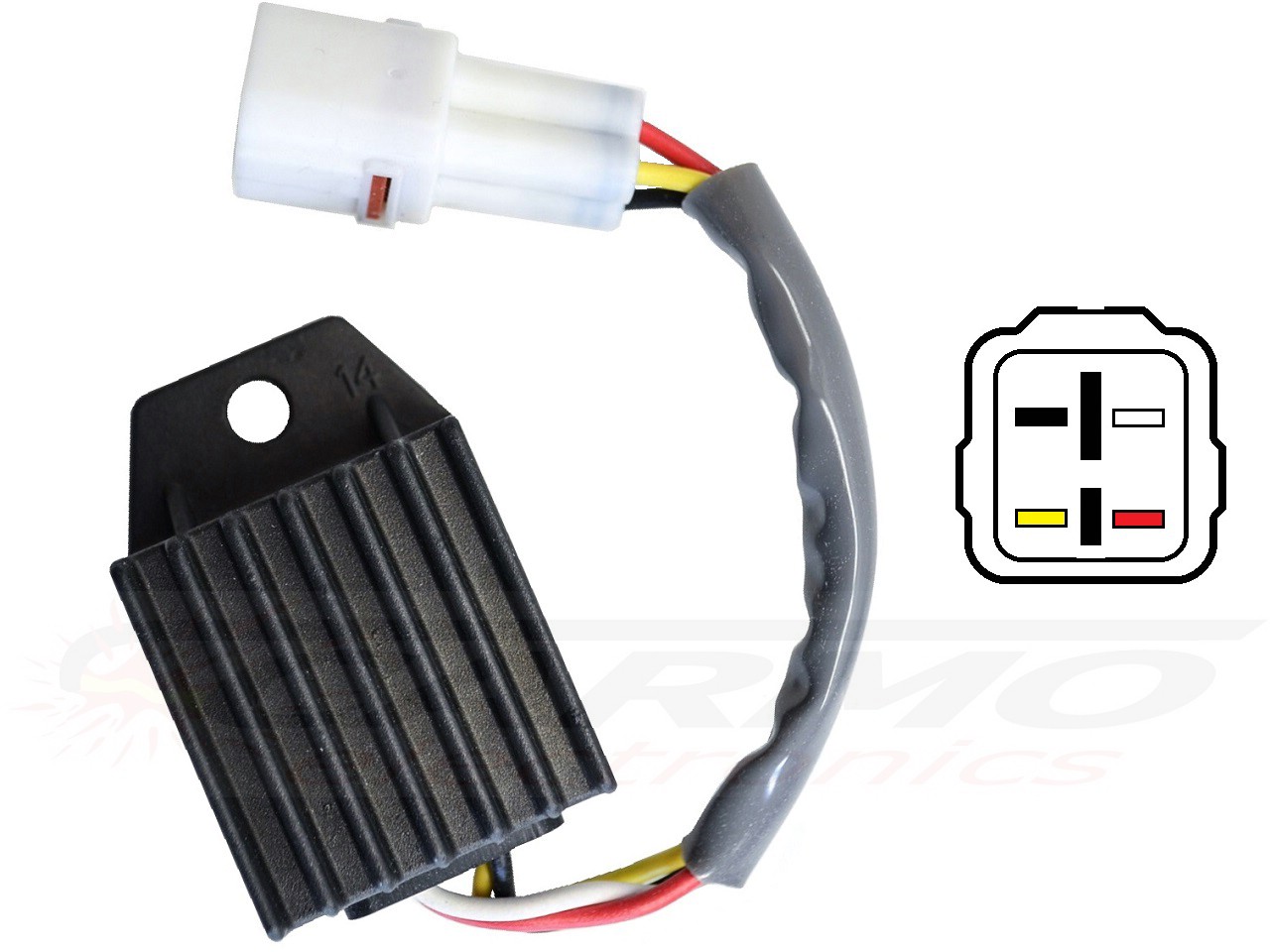 CARR5201W Beta KTM EXC XC LC4 Voltage regulator rectifier - Clique na Imagem para Fechar