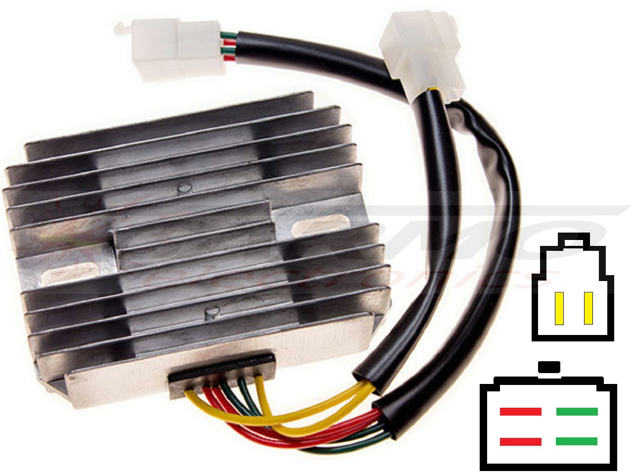 CARR521 Ducati MG 2-fase MOSFET Voltage regulator rectifier 54040131A / SH673-12 - Clique na Imagem para Fechar