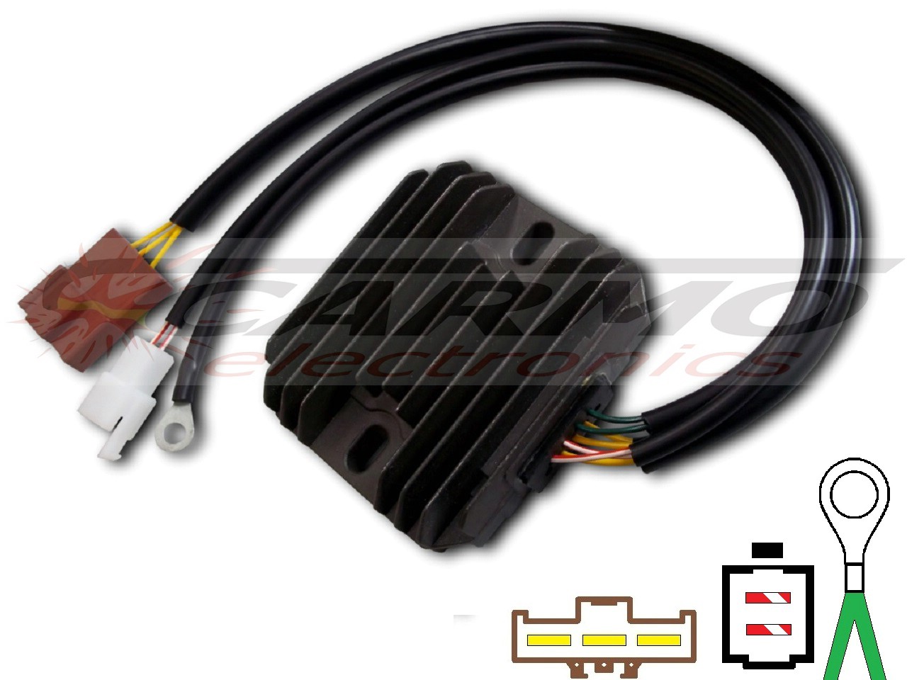 CARR694-KTM-LC 690 950 990 1190 MOSFET Spanningsregelaar gelijkrichter - Clique na Imagem para Fechar