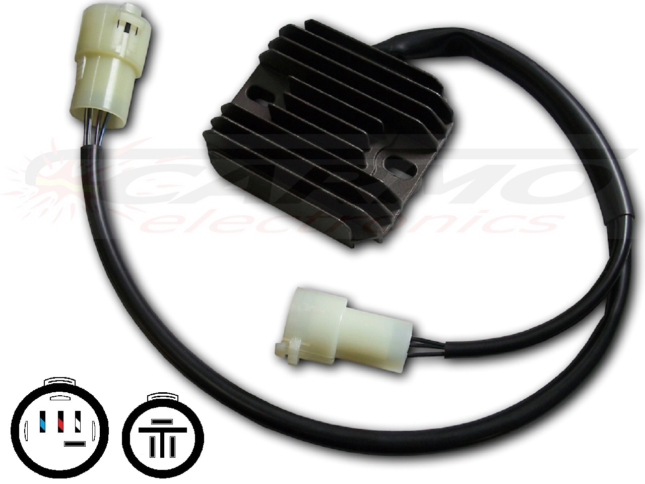 CARR694Ka - Kawasaki ZX600 ZX636 MOSFET Spanningsregelaar gelijkrichter - Clique na Imagem para Fechar