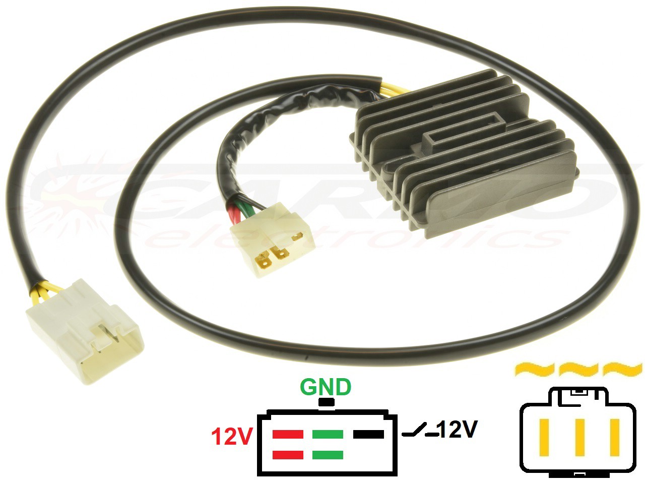 CARR694-X11 Honda CB1100SF X11 X-Eleven MOSFET Voltage regulator rectifier Lithium Ion - 31600-MCC-601 - Clique na Imagem para Fechar