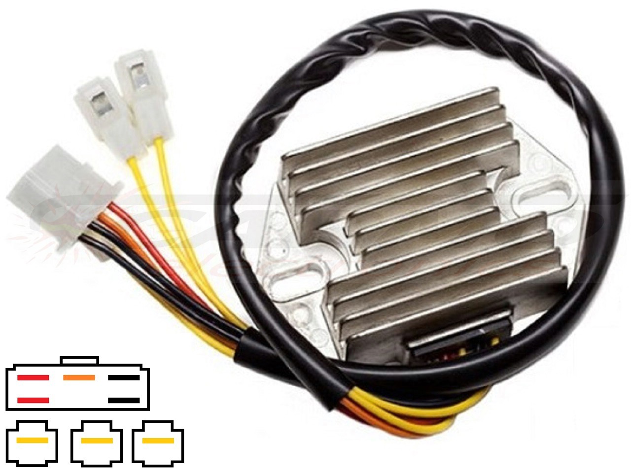 CARR751 Suzuki Intruder MOSFET Spanningsregelaar gelijkrichter - Clique na Imagem para Fechar