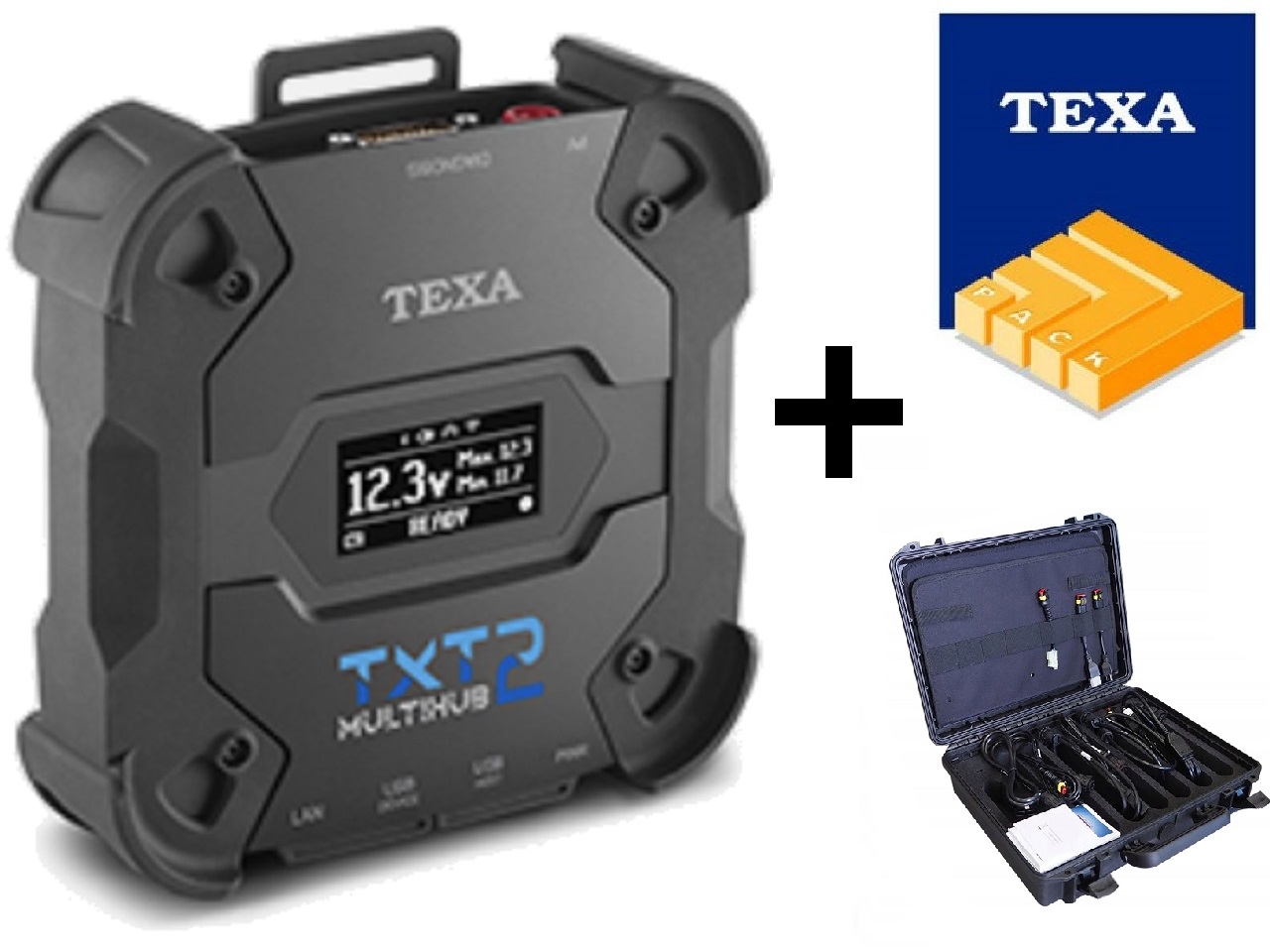 Texa Navigator TXT Multihub 2 + IDC6 software + TEXPACK + basic cable case - Clique na Imagem para Fechar