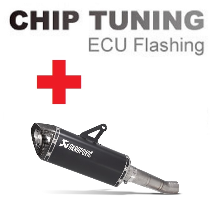 Ducati Monster 1200 R / 1200/1200 S / 821 2017-2020 Tubo de escape Akrapovic S-D12SO8-RTBL (Estágio 3) - Clique na Imagem para Fechar