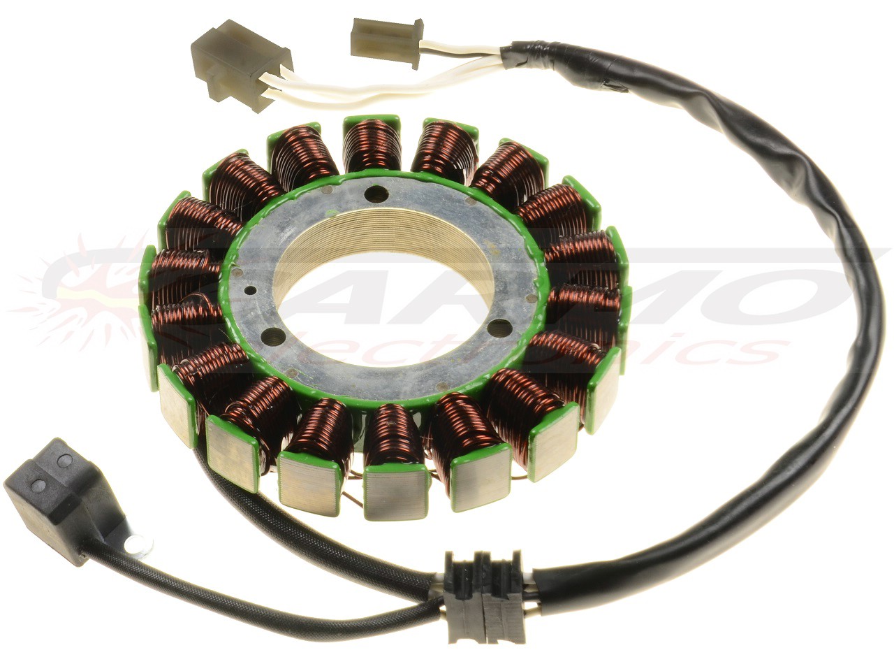 Stator/Dynamo - CARG6101 - Yamaha BT1100 Bulldog XV1700AT Road Star Silverado XVS1100 XVS1100A XVS1100AT V-Star Dragstar - Clique na Imagem para Fechar