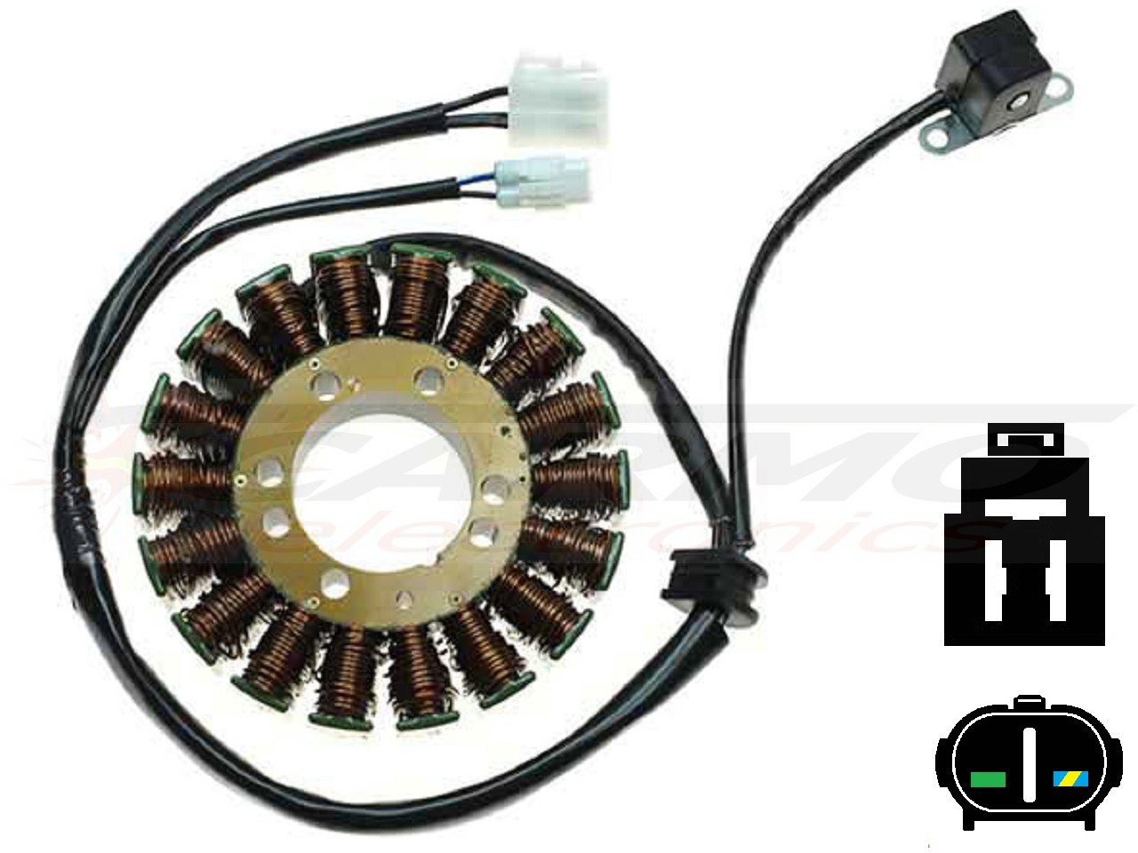 Stator/Dynamo Triumph 675 Street Triple Daytona - CARG6751 - Clique na Imagem para Fechar