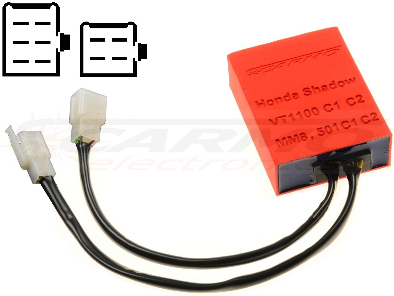Honda VT1100 C1 C2 igniter ignition module CDI TCI Box (MM8, 501C1, 501C2) - Clique na Imagem para Fechar