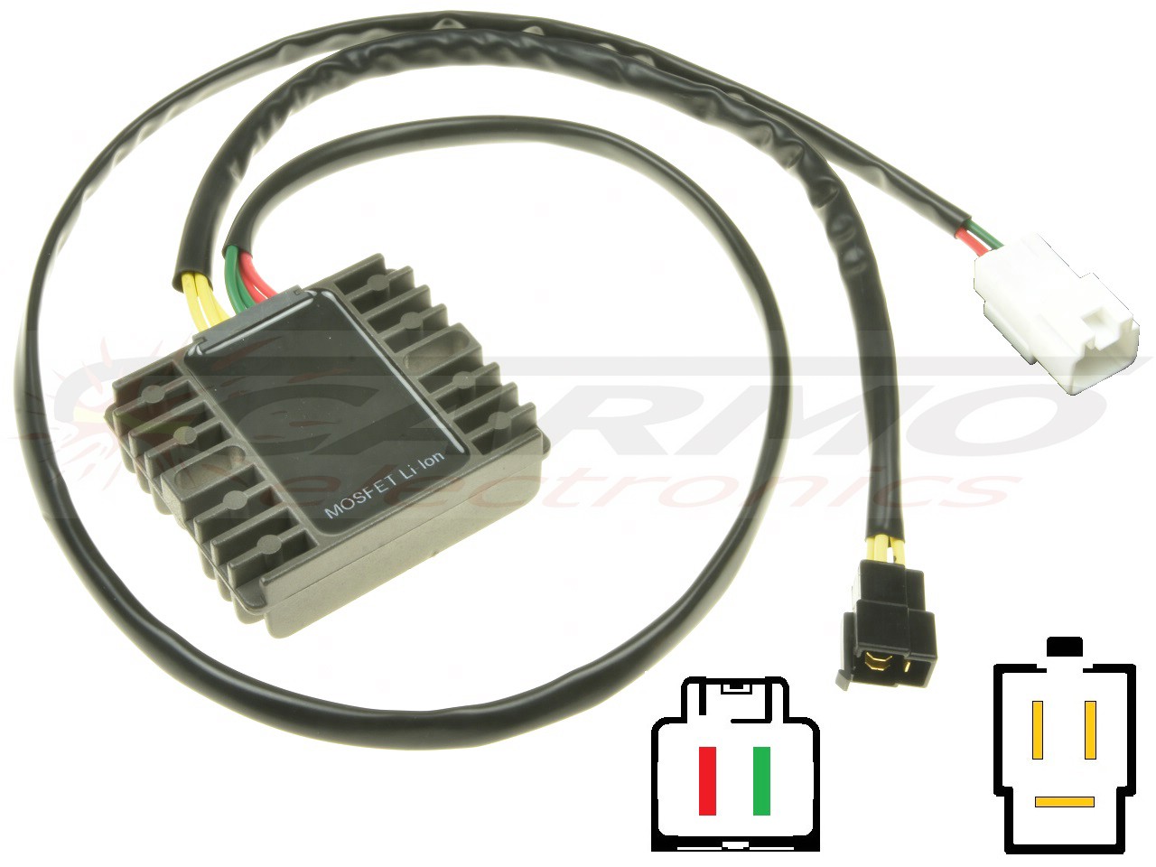 Honda XL125V Varadero 125 2007-2016 MOSFETRegulador/Retificador de Tensão MOSFET Moderno (31600-KPC-D51, SH678FE) - Clique na Imagem para Fechar