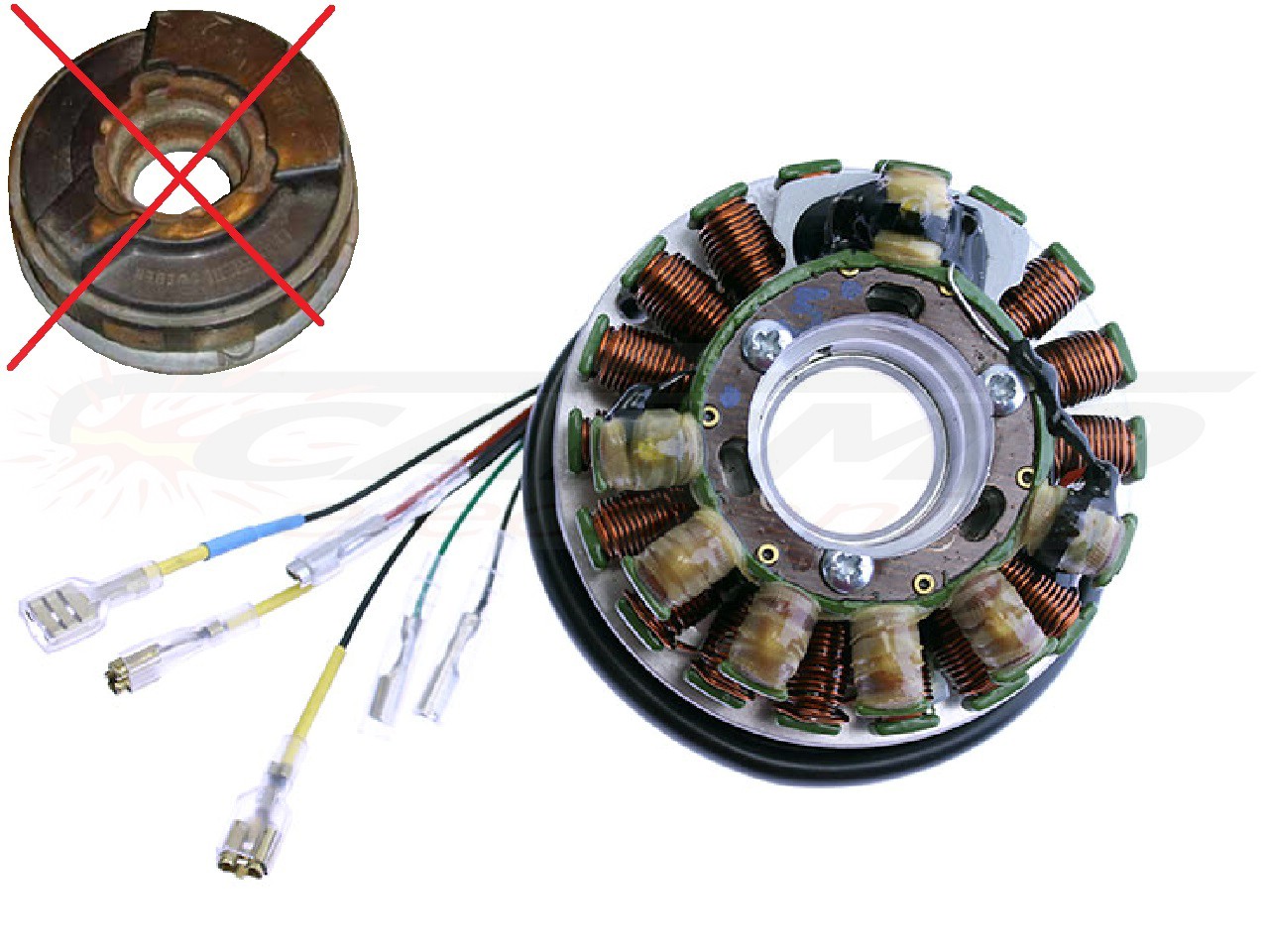 ST5051L - Dynamo & ontsteking stator - Clique na Imagem para Fechar