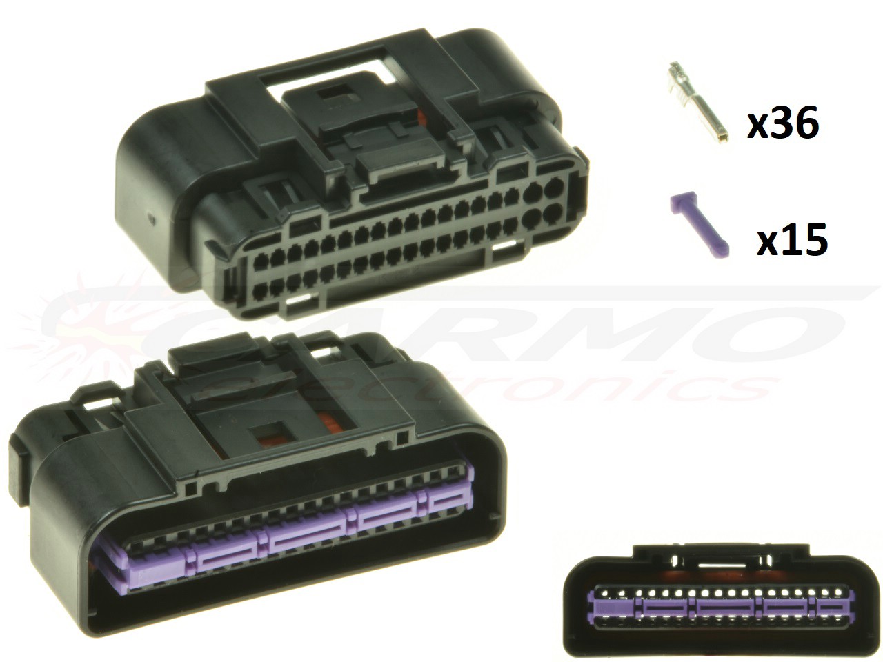 KTM 36 way ECU CDI ECM motorcyle connector set - Female - Clique na Imagem para Fechar