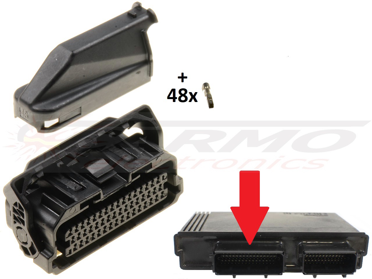 48-polige superseal stekker KTM ECU ECM computer 61341031 - Clique na Imagem para Fechar