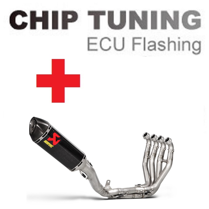 Kawasaki Ninja ZX-6R / ZX-6R 636 2009-2020 Ajuste de flash ECU de alto desempenho + Akrapovic S-K6R11-RC (estágio 3) - Clique na Imagem para Fechar