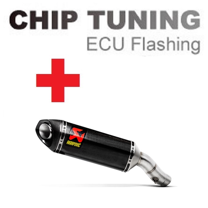 Kawasaki Ninja ZX-6R / ZX-6R 636 2009-2020 Ajuste de flash ECU de alto desempenho + Akrapovic S-K6SO7-ZC (estágio 3) - Clique na Imagem para Fechar