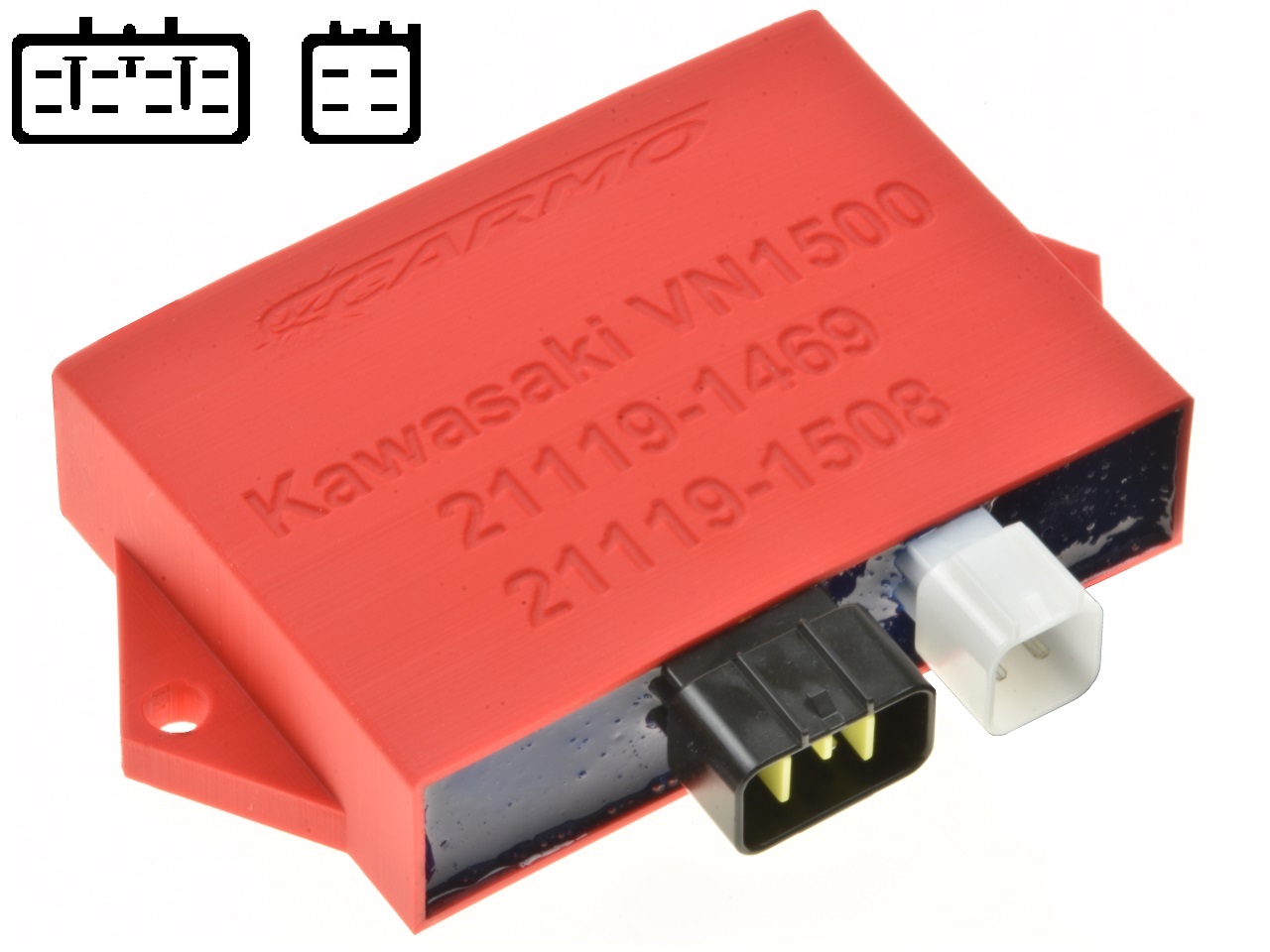Kawasaki VN1500 Vulcan igniter ignition module CDI TCI Box 21119-1469 21119-1508 - Clique na Imagem para Fechar