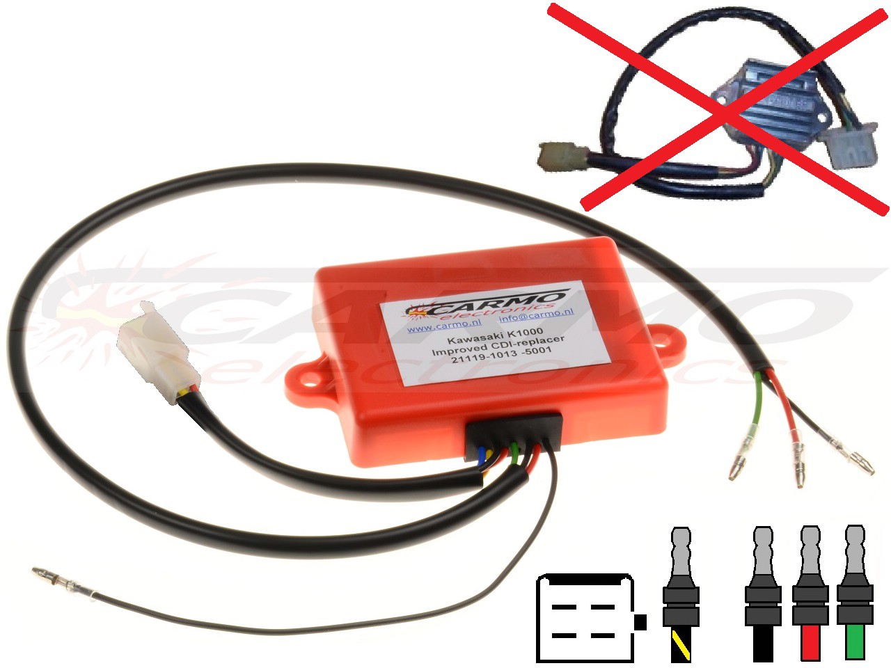 Kawasaki Z1000 IC IGNITER 21119-1013 -5001 - Clique na Imagem para Fechar