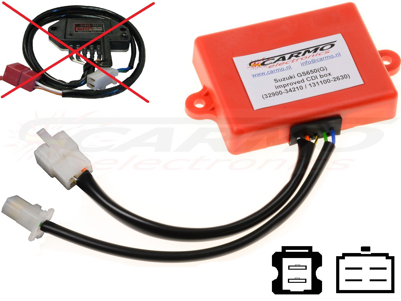 Suzuki GS650 GS650GL GS650GT GS650M igniter ignition module CDI TCI Box (32900-34210) - Clique na Imagem para Fechar