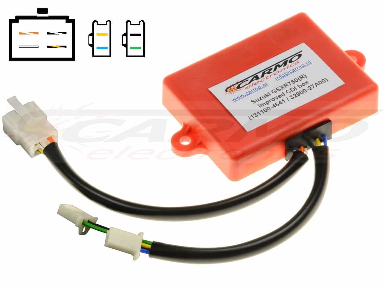 Suzuki GSXR750 GSX-R750 GSX-R 750 igniter ignition module CDI TCI Box (32900-27A00, 131100-4641) - Clique na Imagem para Fechar