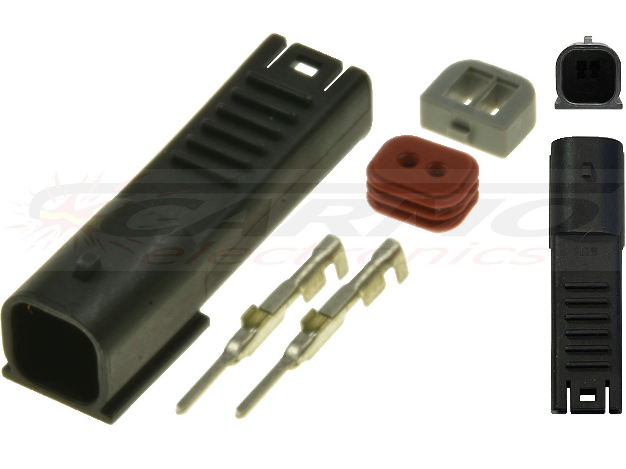 Injection male Plug KTM and Suzuki GSXR600 GSXR750 GSXR1000 GSXR1300R Hayabusa - Clique na Imagem para Fechar