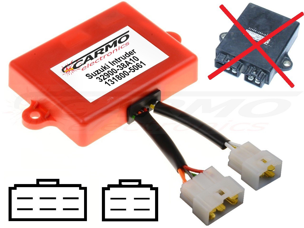 Suzuki VS600 VS700 VS750 VS800 intruder igniter ignition module CDI TCI Box (32900-38A10, 131800-5061) - Clique na Imagem para Fechar