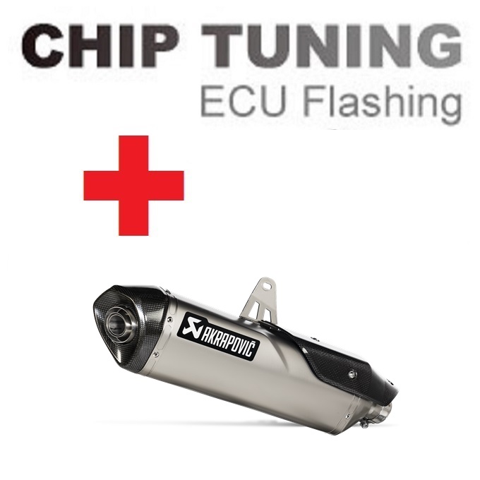 Truimph Tiger 850 / 900 2020-hoje Ajuste de Flash ECU de alto desempenho + Akrapovic S-T9SO3-HRT (Stage 3) - Clique na Imagem para Fechar