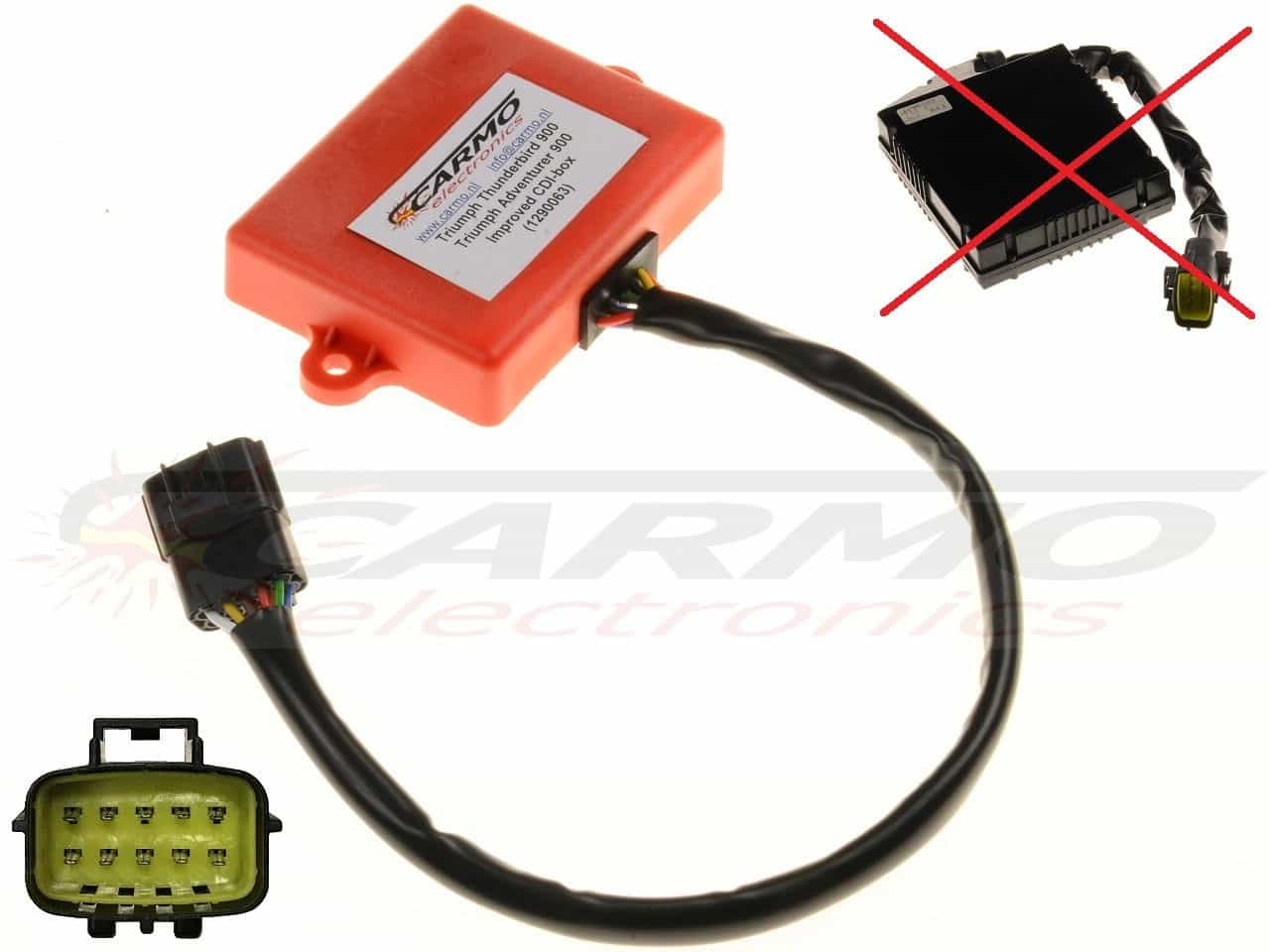 Triumph Adventurer / Thunderbird Sport 900 (1290063) igniter ignition module CDI TCI Box - Clique na Imagem para Fechar