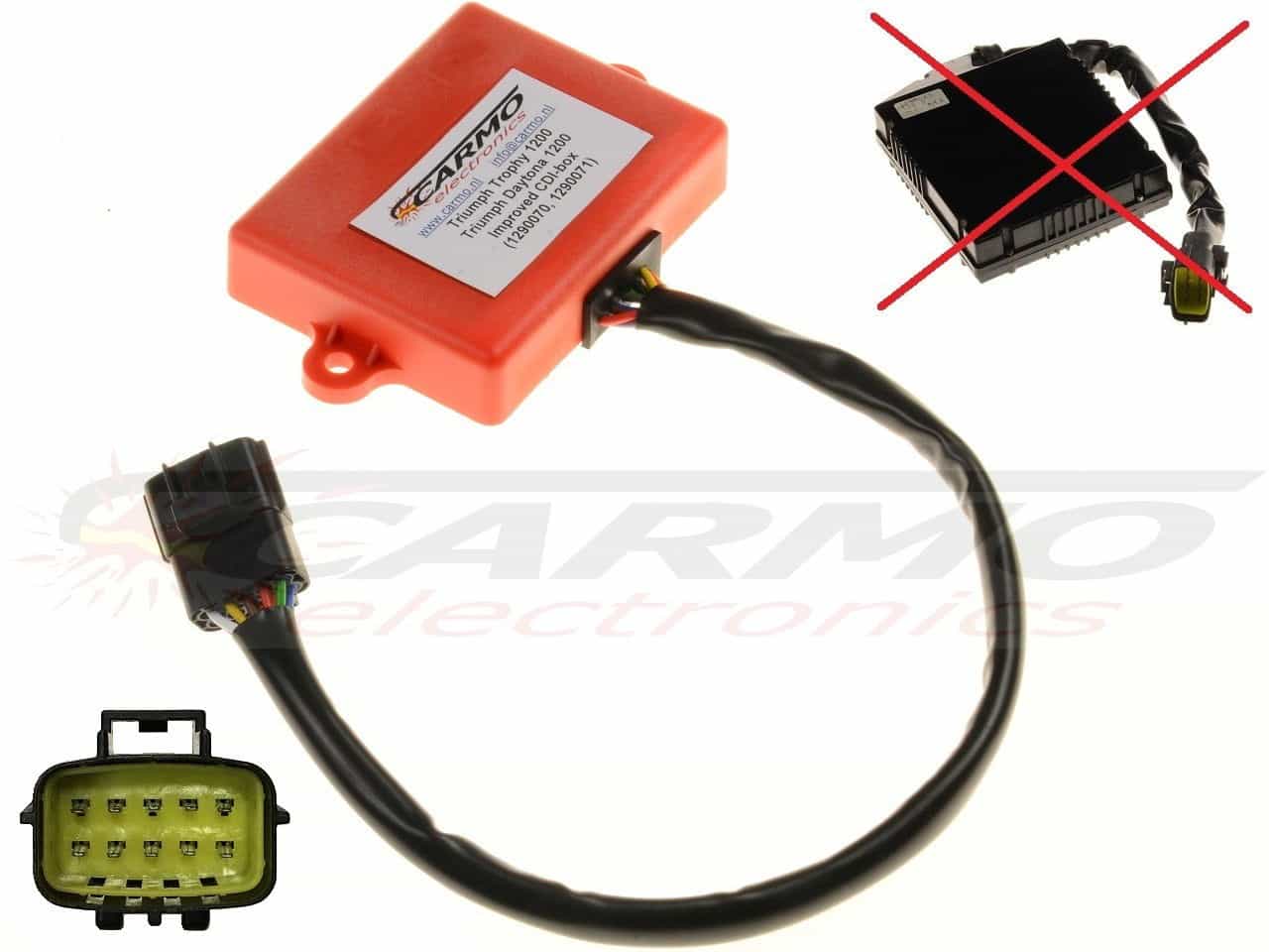 Triumph Trophy 1200 / Daytona 1200 (1290071, T1290071) igniter ignition module CDI TCI Box - Clique na Imagem para Fechar