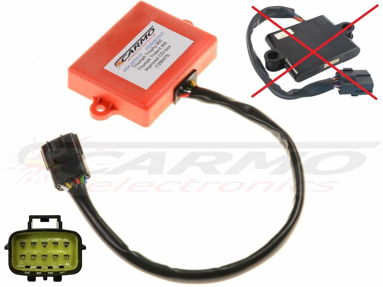 Triumph Trophy Trident Sprint 900 igniter ignition module CDI TCI Box (1290075, T1290075) - Clique na Imagem para Fechar