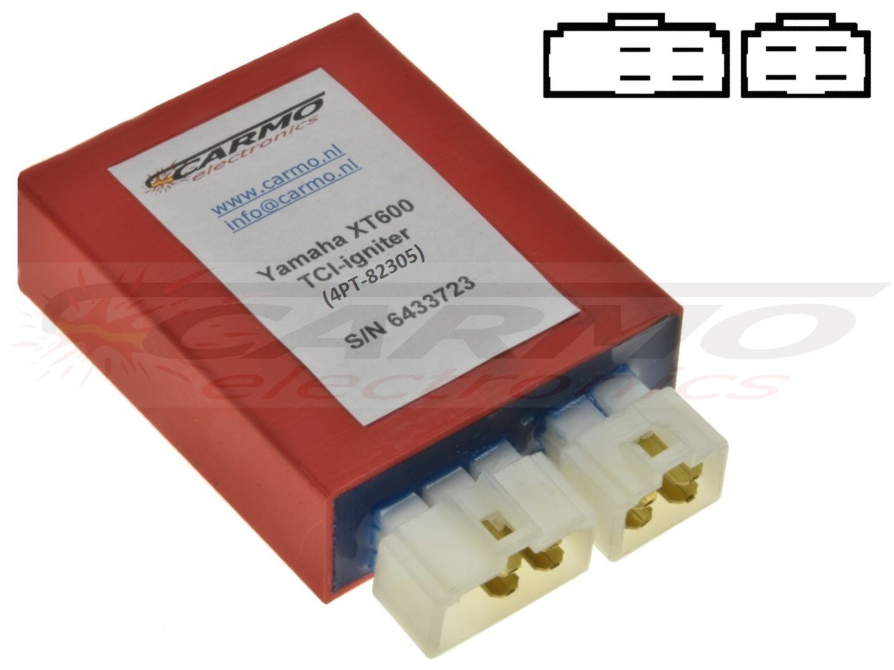 Yamaha XT600 XT600E igniter ignition module CDI TCI Box (4PT-82305) - Clique na Imagem para Fechar