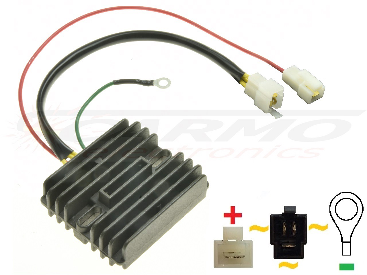 CARR694-XV - Yamaha XV MOSFET Spanningsregelaar gelijkrichter -- lithium Ion Baterias - Clique na Imagem para Fechar