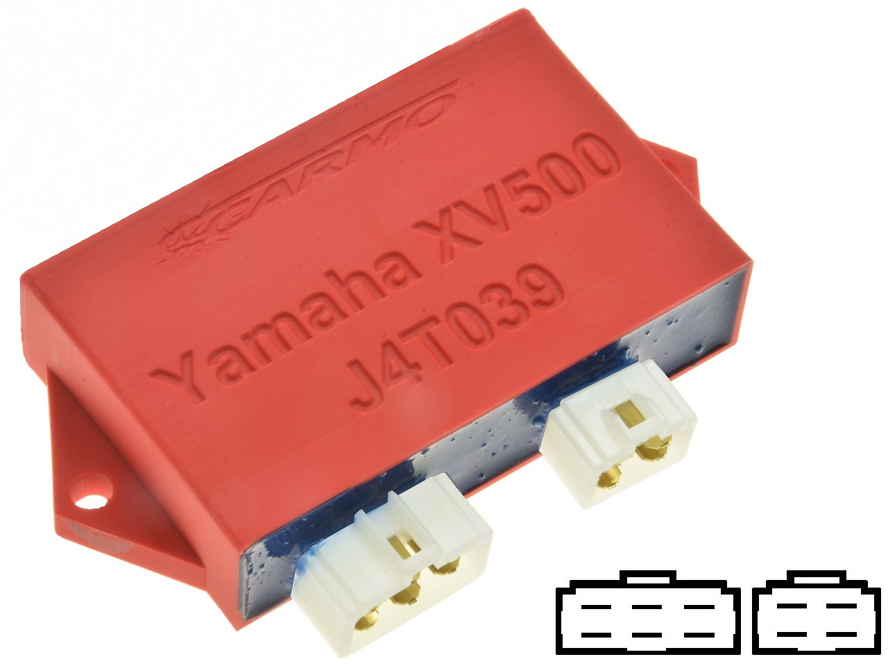 Yamaha XV500 Virago igniter ignition module CDI TCI Box (J4T039, 4FT-00) - Clique na Imagem para Fechar