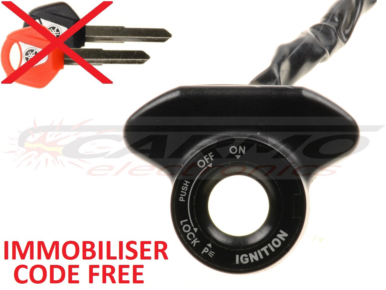 Yamaha immobiliser ring antenne reset / code vrij / als nieuw (MORIC, 5KS 5VS 5SL) - Clique na Imagem para Fechar