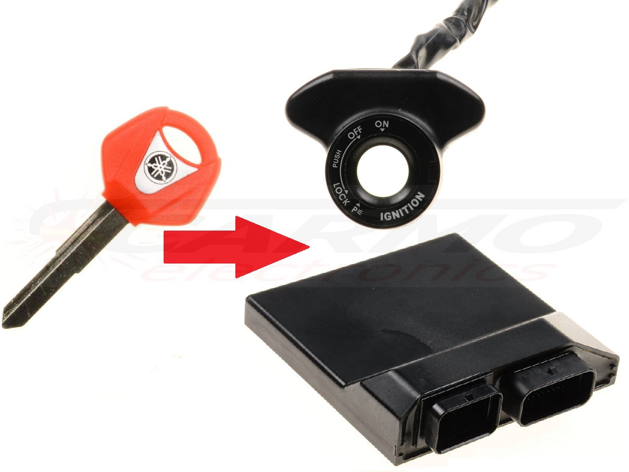 Yamaha 1x key programming → motorbike ECU + immobilizer ring - Clique na Imagem para Fechar